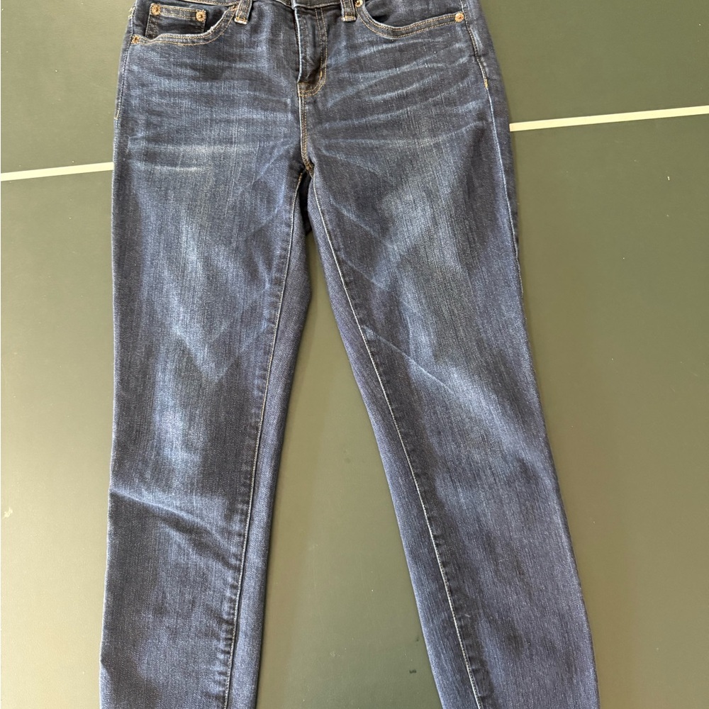 J. Crew Blue Skinny Jeans with Modern Appeal